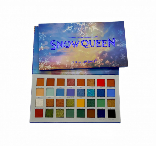 Копии Палетка теней для век Coco Urban Snow Queen 32 Shade Pressed Pigment Palette