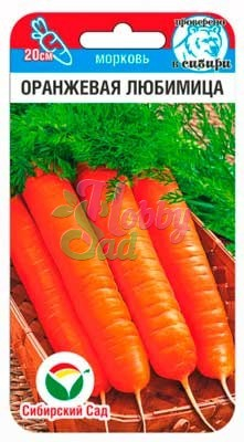 Морковь Оранжевая любимица  (2 гр) Сибирский Сад НОВИНКА 2024