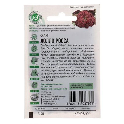 Семена Салат 