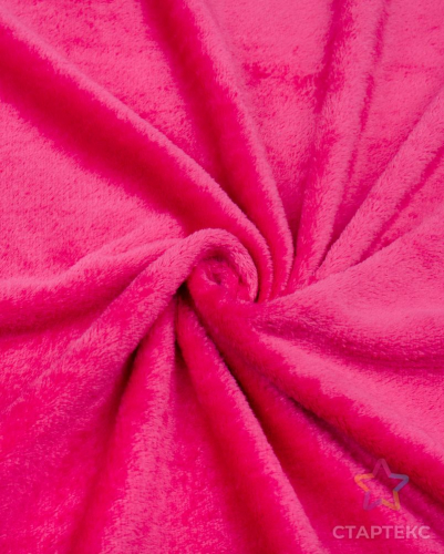Велсофт гладкокрашеный 205 см розовый фуксия