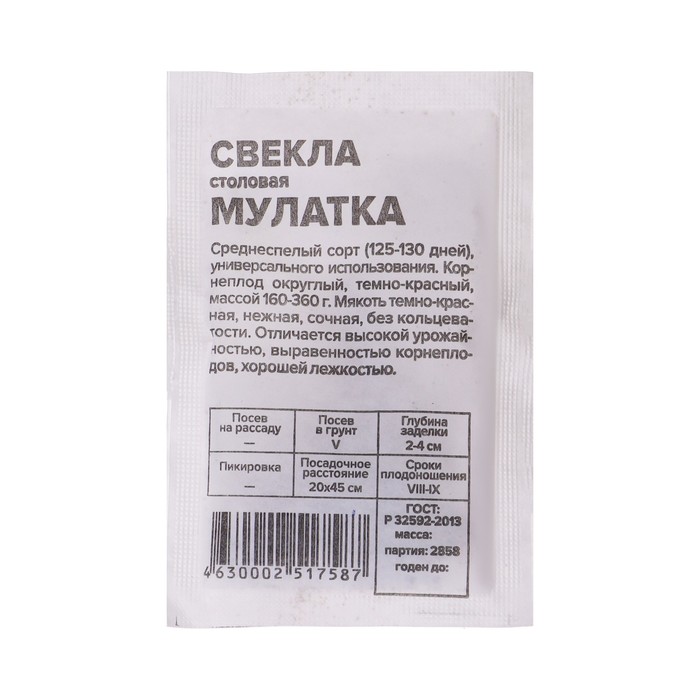 Семена Свекла