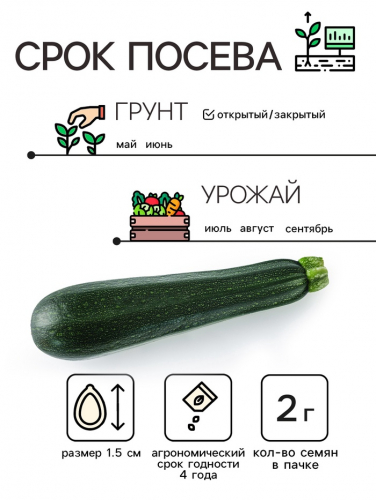 Семена Кабачок цукини 