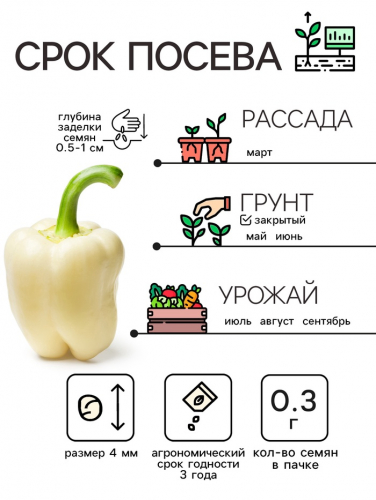 Семена Перец сладкий 