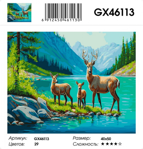 GX 46113 Картины 40х50 GX и US