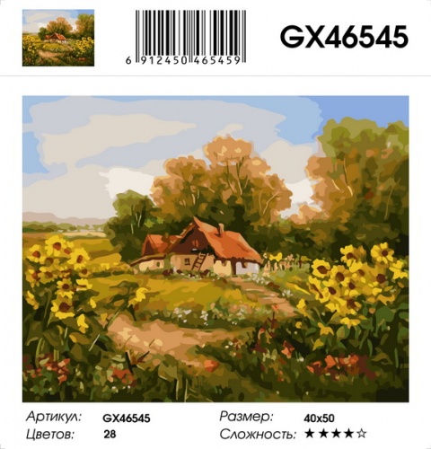 GX 46545 Картины 40х50 GX и US