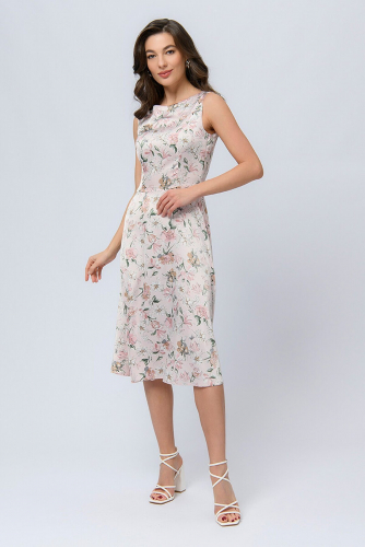 Платье 1001 DRESS #963656Розовый (принт)