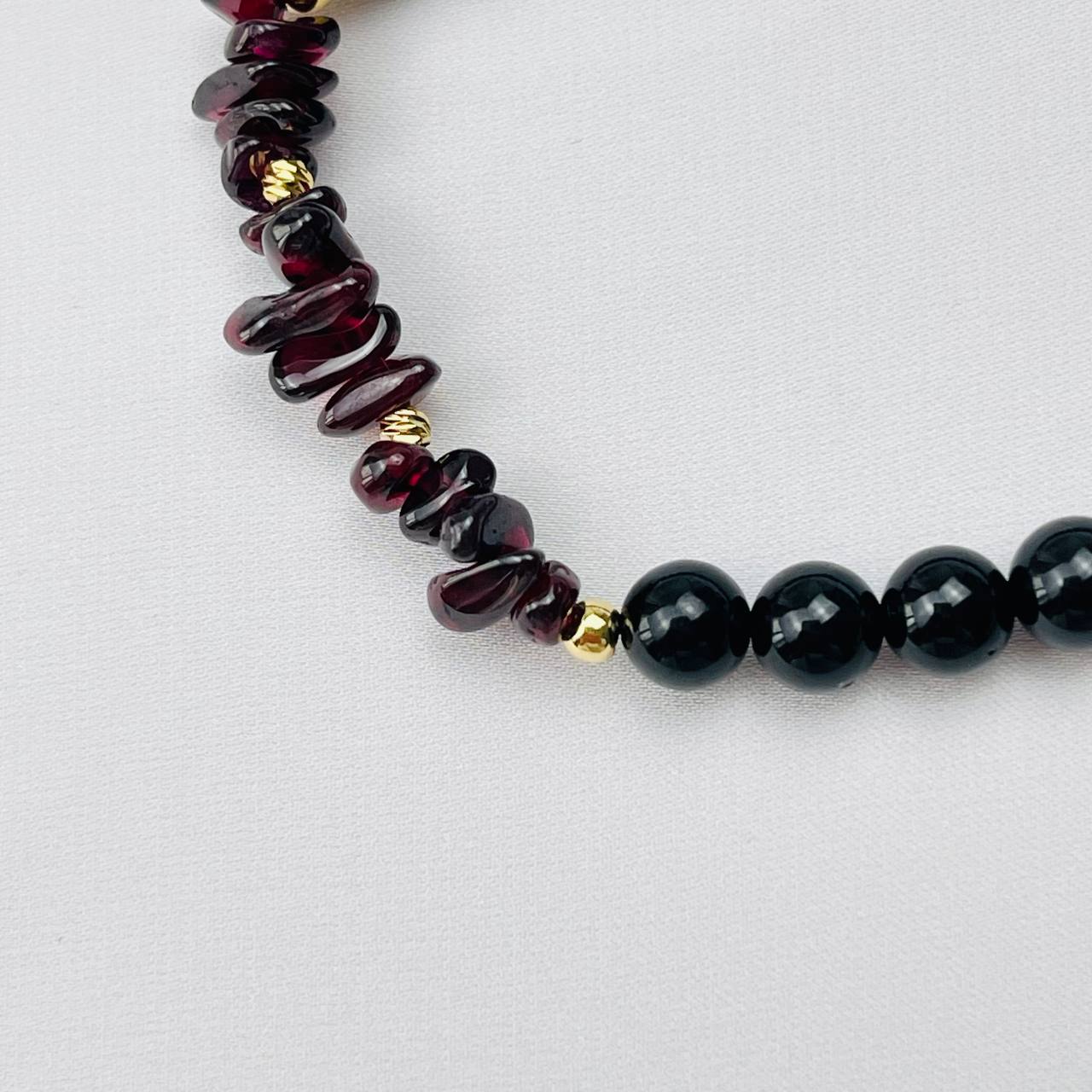 Радуга Самоцветов Браслет из черного Турмалина