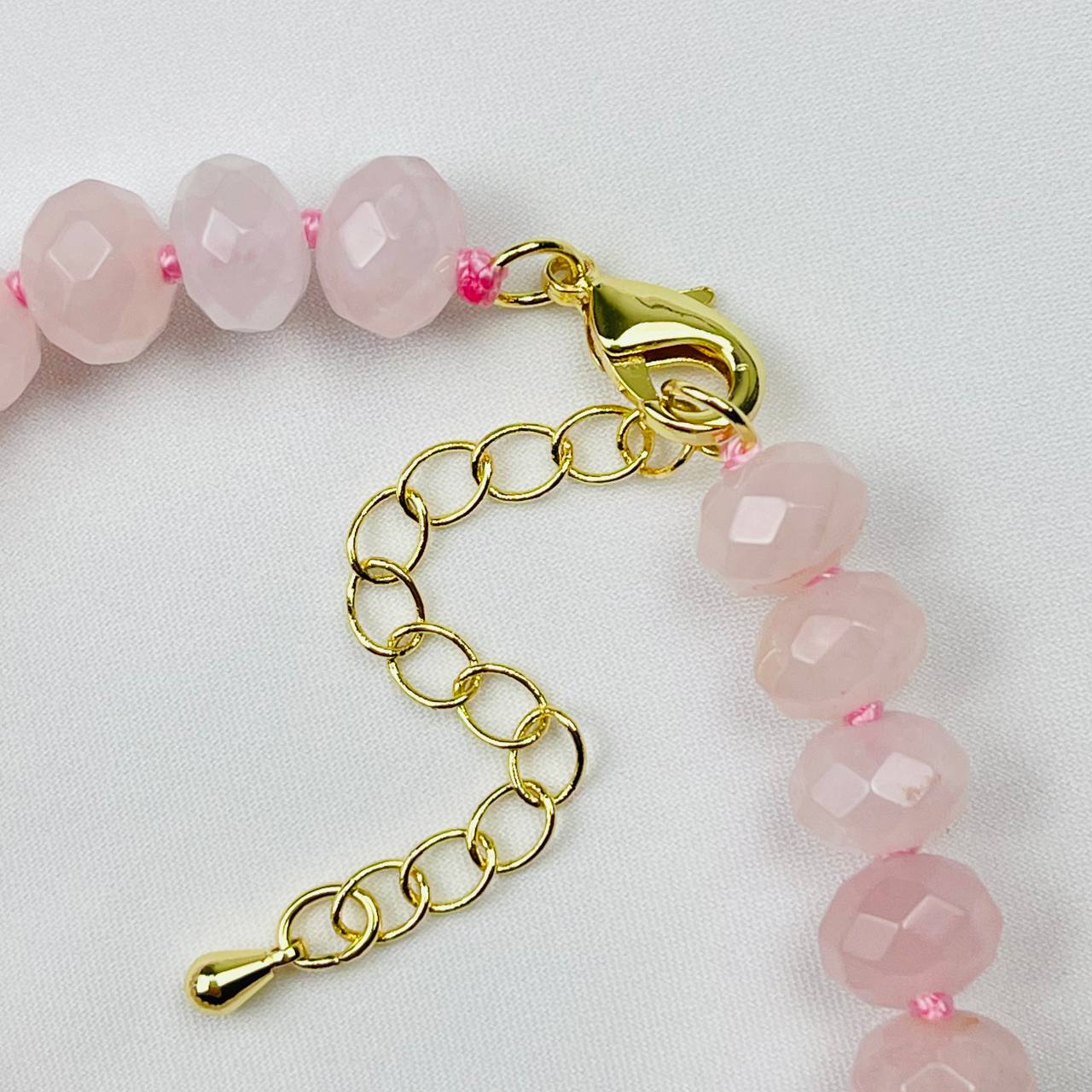 Радуга Самоцветов Браслет из Розового кварца