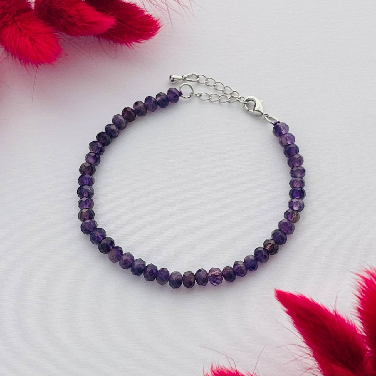 Радуга Самоцветов Браслет из Аметиста огранка