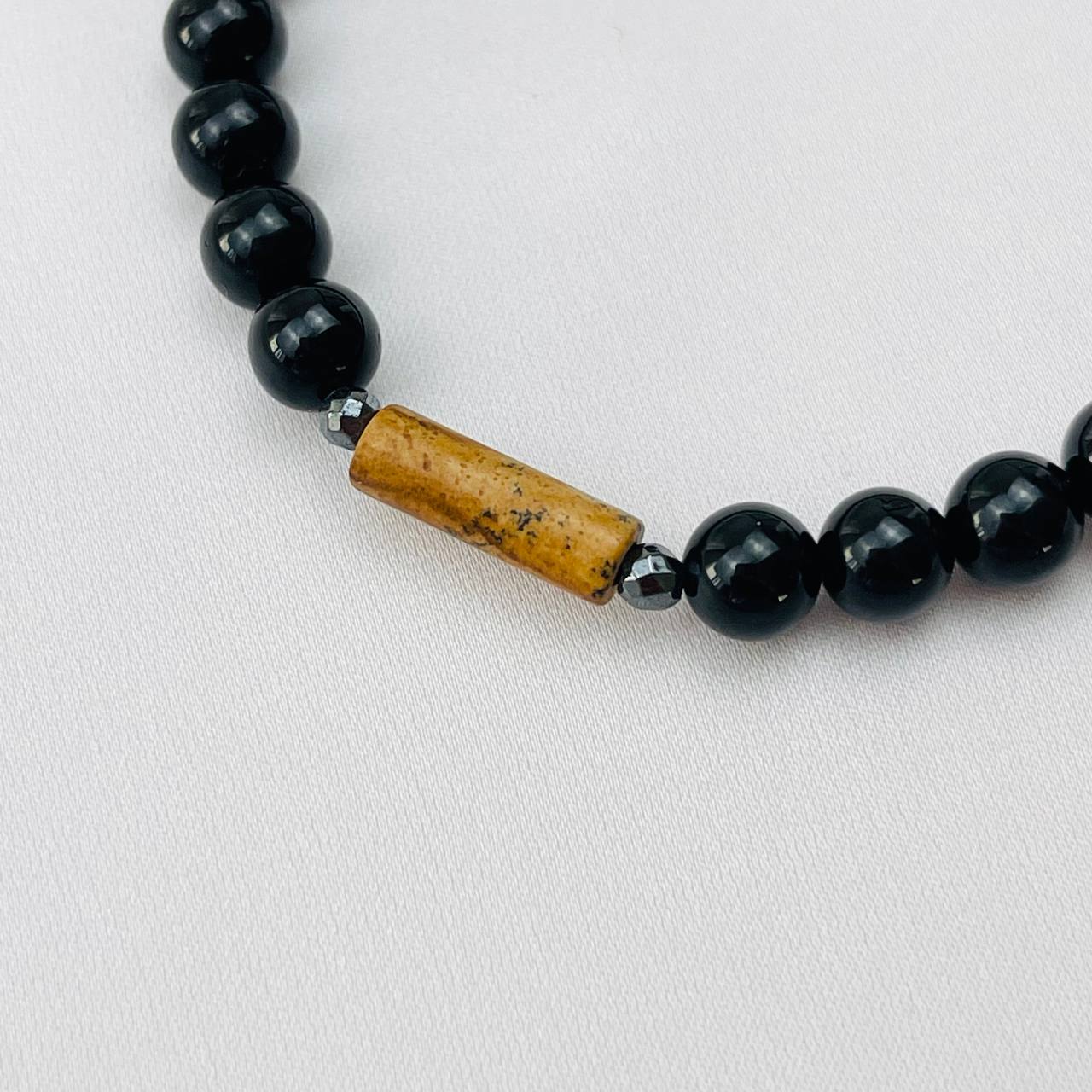 Радуга Самоцветов Браслет из черного Турмалина