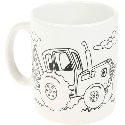 Набор для творчества Кружка для росписи СИНИЙ ТРАКТОР МУЛЬТИ АРТ MUG-ST в Нижнем Новгороде