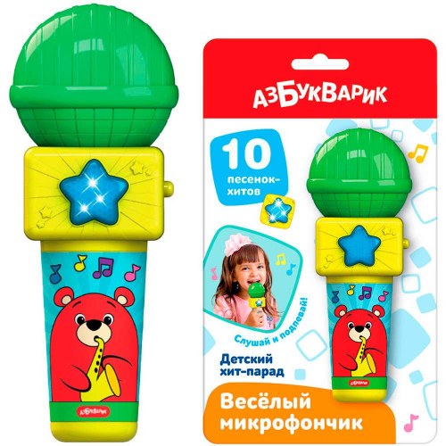 Детский хит-парад Веселый микрофончик 4630027293282 в Нижнем Новгороде