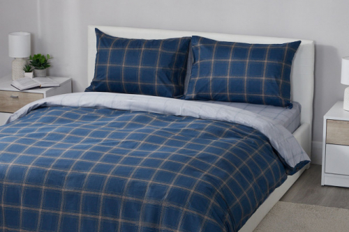 Комплект постельного белья MICASA Santiago 1,5 спальный, Сатин 145х215 см, 1,5 спальный