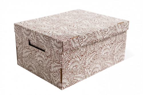 Коробка с крышкой Мелисса для хранения вещей для хранения вещей 37x18x28 см, 18.64 л