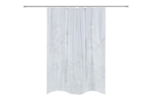 Занавеска для ванной комнаты Moroshka Fleur Полиэстер, 180x200 см