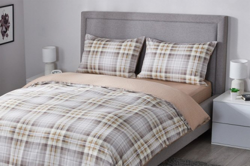 Комплект постельного белья MICASA Fortunato   1,5 спальный, Хлопок 145х215 см, 1,5 спальный