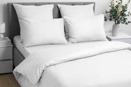Комплект постельного белья Warm white 1,5 спальный, Хлопок 148х215 см, 1,5 спальный
