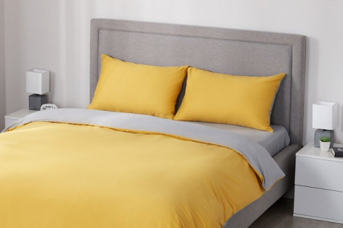 Комплект постельного белья MICASA Nolla 2 спальный, Сатин 175х215 см, 2 спальный