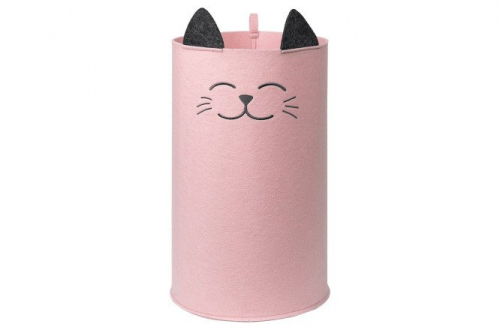 Органайзер для хранения Funny корзинка котик розовый  30x48x30 см