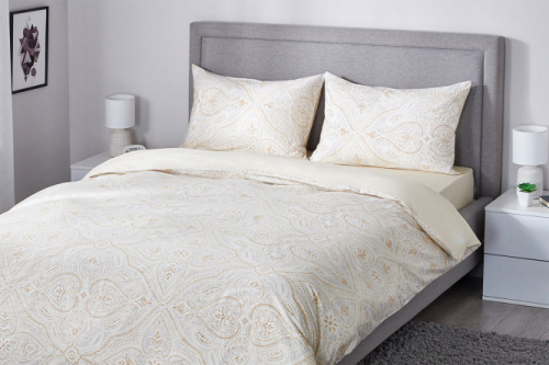 Комплект постельного белья MICASA Virgi 1,5 спальный, Хлопок 145х215 см, 1,5 спальный