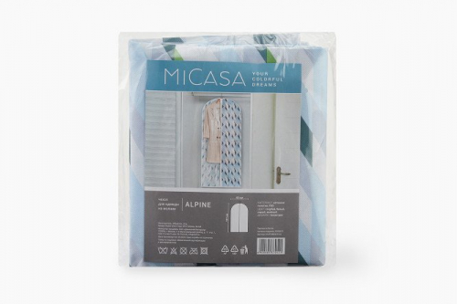 Чехол для одежды MICASA Alpine на молнии  60x137x0.5 см