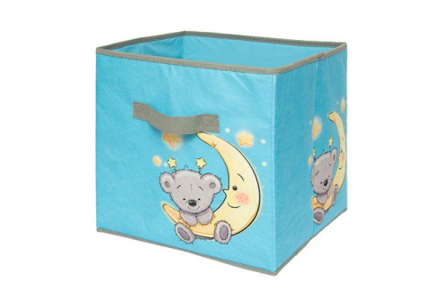 Короб-кубик для хранения вещей Мишка  30x30x30 см