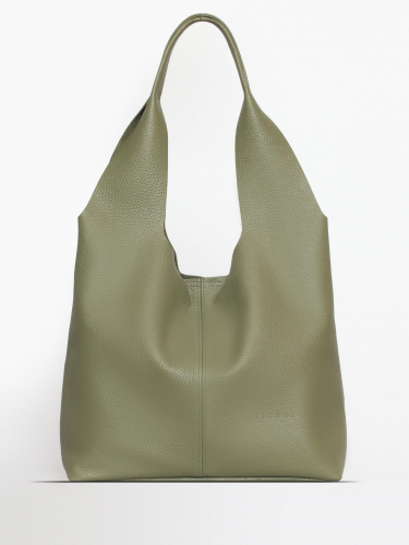 Сумка: Женская кожаная сумка Richet 2903LN 753 Зеленый