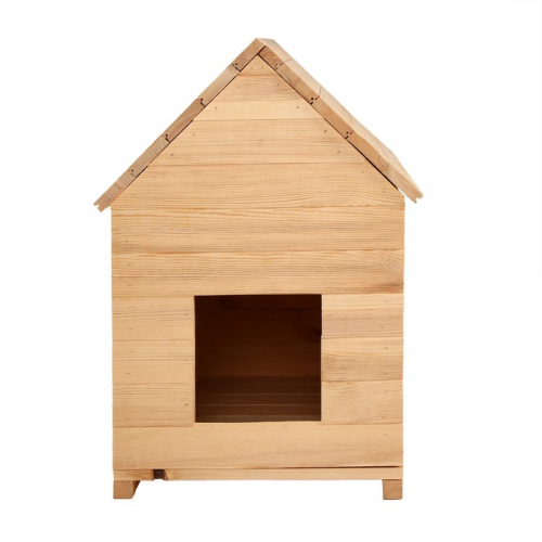 Будка для собаки, 75 × 60 × 90 см, деревянная, с крышей