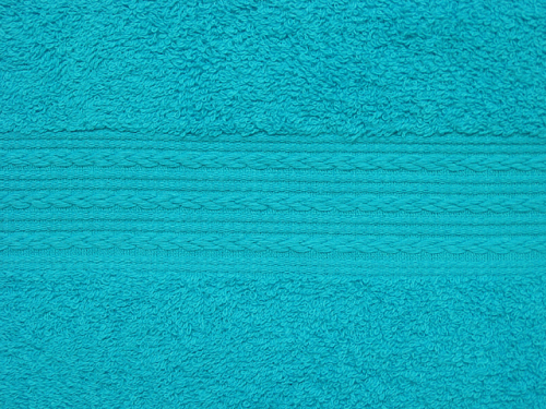 Полотенце однотонное (цвет: бирюзовый)
