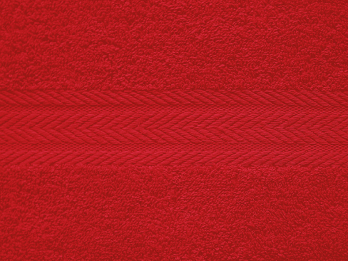 Полотенце однотонное (цвет: красный)