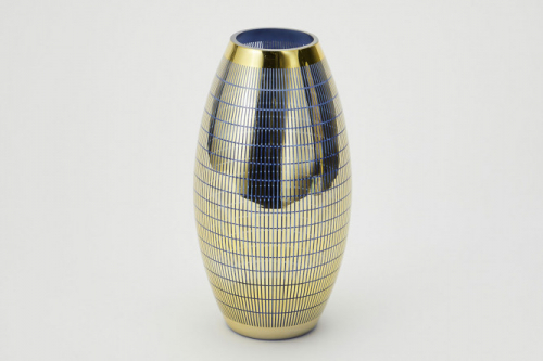 Декоративная ваза CSA-7L   30 см, Стекло