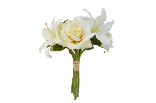 Искусственное растение Розы-Лилии 30 см