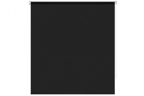 Мини рулонная штора Decofest Плайн 40х160 см 43.5x160x1 см, Чёрный, 40х160 см