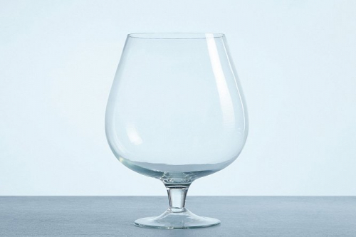 Декоративная ваза-бокал Бренди   28 см, Стекло