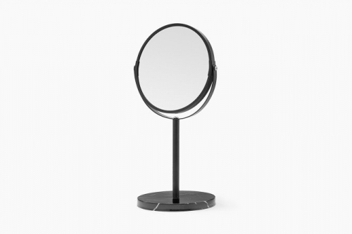 Зеркало косметическое BERKRAFT Marble Настольное, 18.5х34х15 см