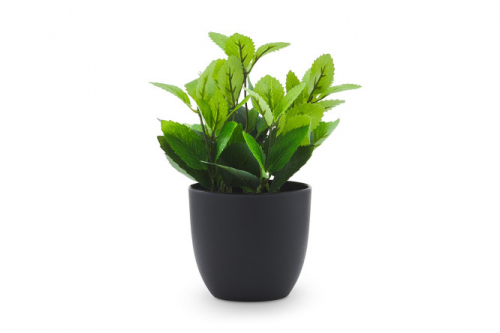 Искусственное растение Розмарин в пластмассовом кашпо  15х15 см