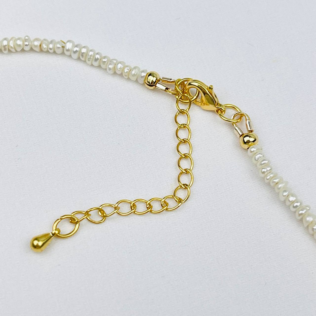 Радуга Самоцветов Чокер из Жемчуга,Аметиста и Чароита