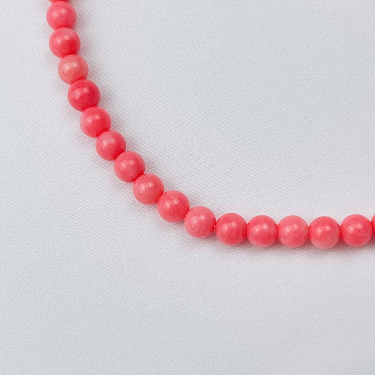 Радуга Самоцветов Колье из розового Коралла