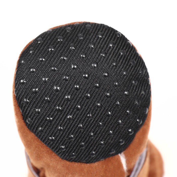 Ботинки для животных «На прогулку», набор 4 шт., размер 1, коричневые