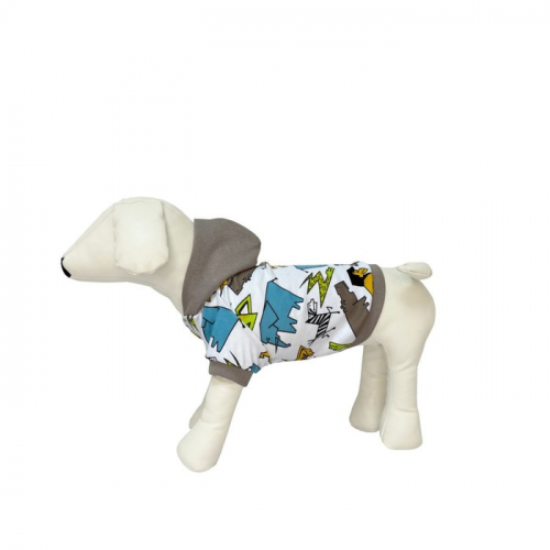 Футболка OSSO с капюшоном для собак, размер 28