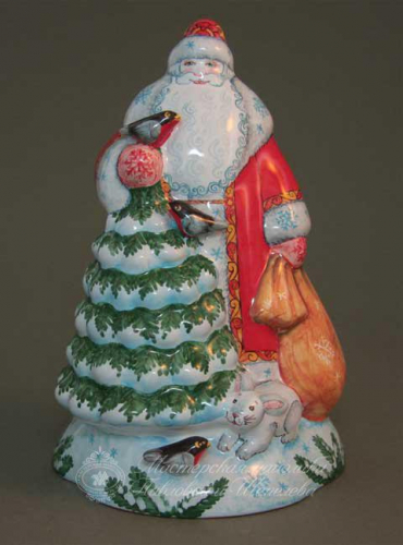 Дед Мороз с елкой на подставке
