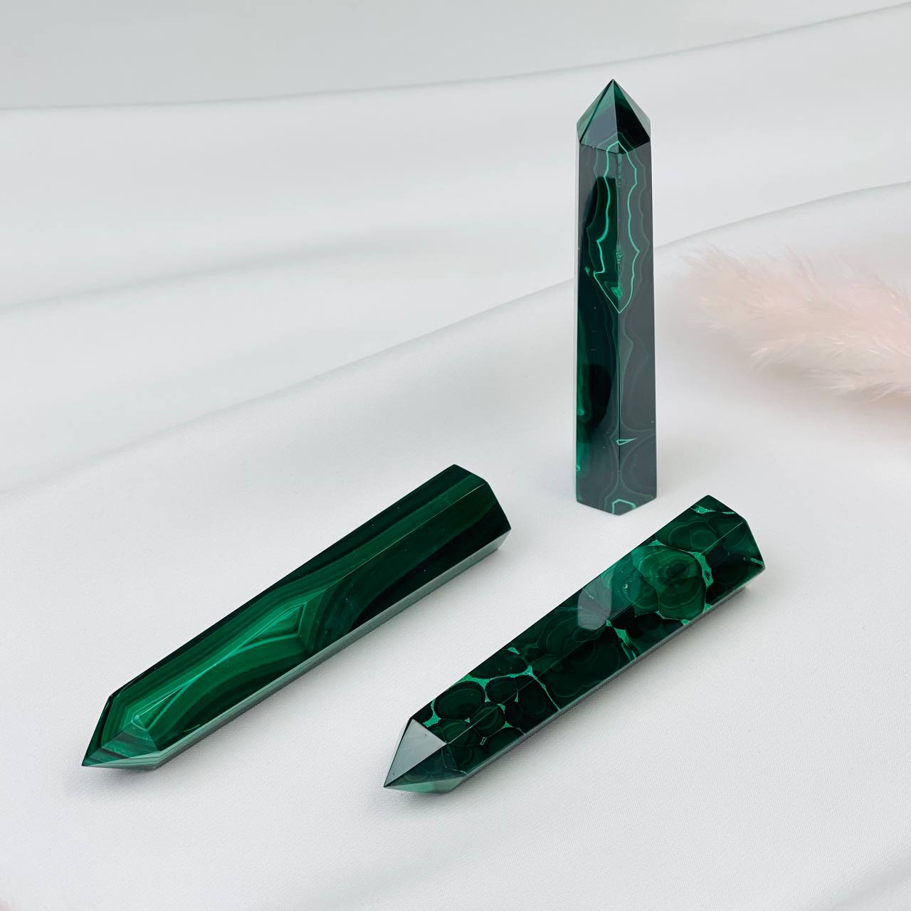 Радуга Самоцветов Кристалл из Малахита