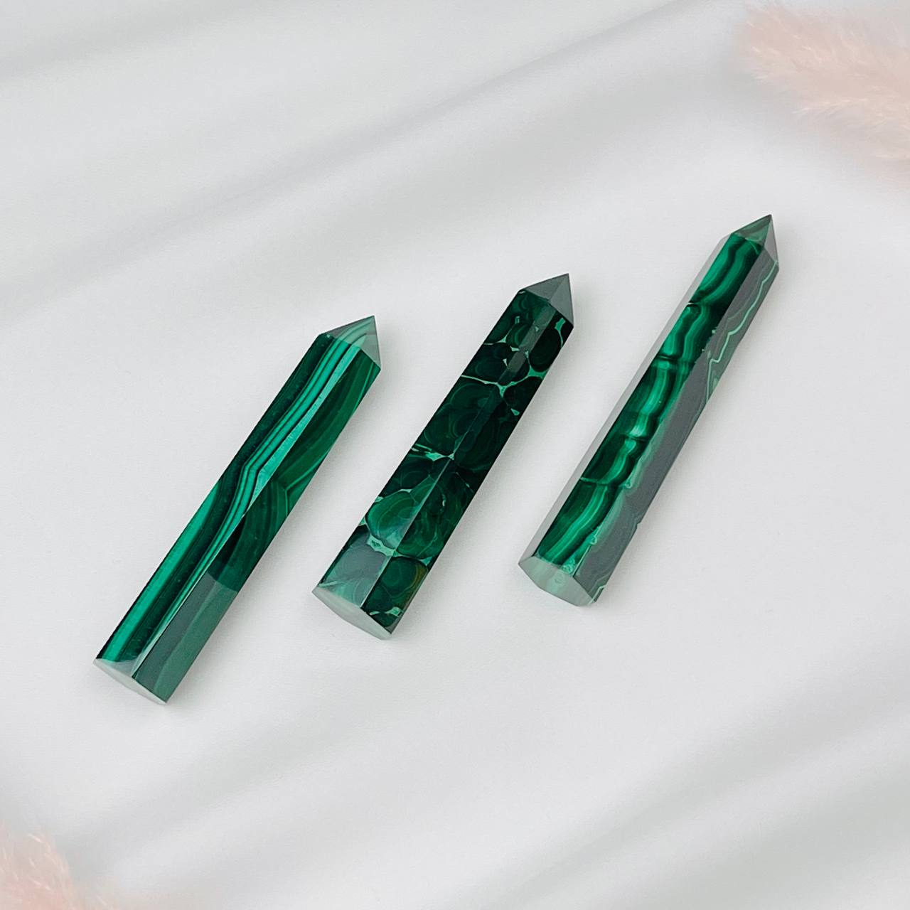 Радуга Самоцветов Кристалл из Малахита