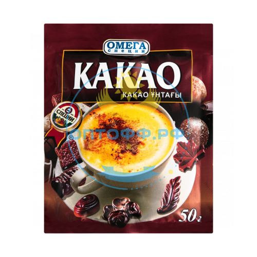 Омега Какао-порошок 50гр.(кор*80)