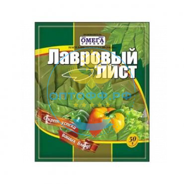 Омега Лавровый лист 50 гр (кор*25)