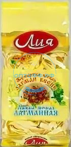 Лия Лапша лагманная Яичная 300гр.(кор*20)