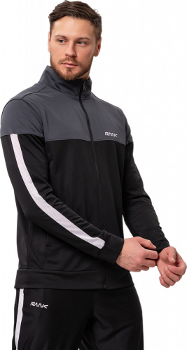 Джемпер мужской RANK, Men, Sportstyle Pique Knit, Graphite/Black, RANK