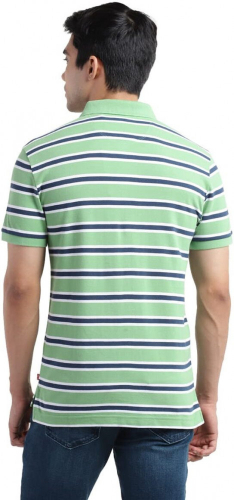 Рубашка поло мужская LEVIS STRIPED POLO T-SHIRT WITH EMBROIDERED LOGO, LEVIS