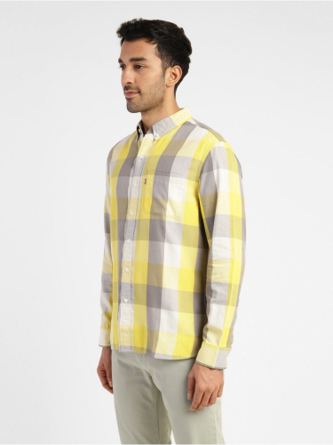 Рубашка мужская LEVIS CHECKED SLIM FIT SHIRT WITH PATCH POCKET, LEVIS