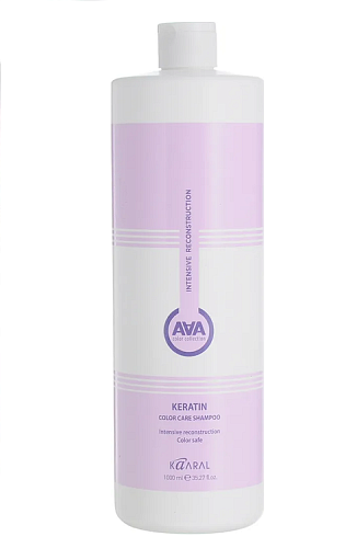 KAARAL Шампунь кератиновый для окрашенных и химически обработанных волос / AAA KERATIN COLOR CARE 1000 мл